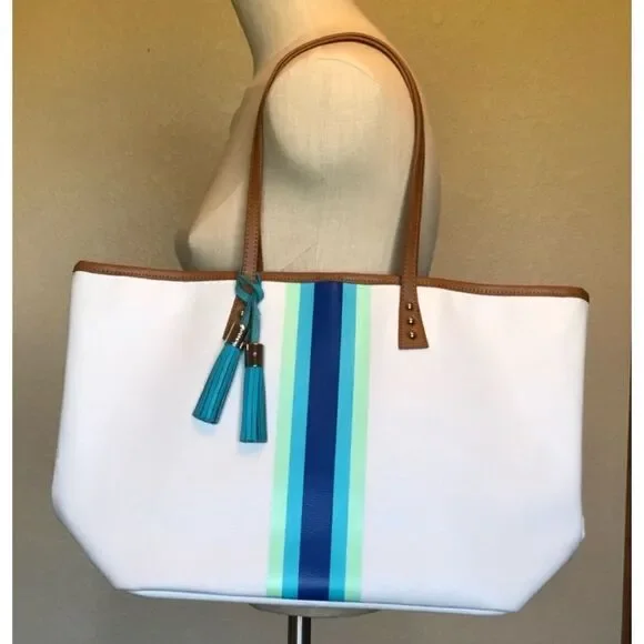 Cinda B Medium London Tote / New With Tags - Picture 2 of 4